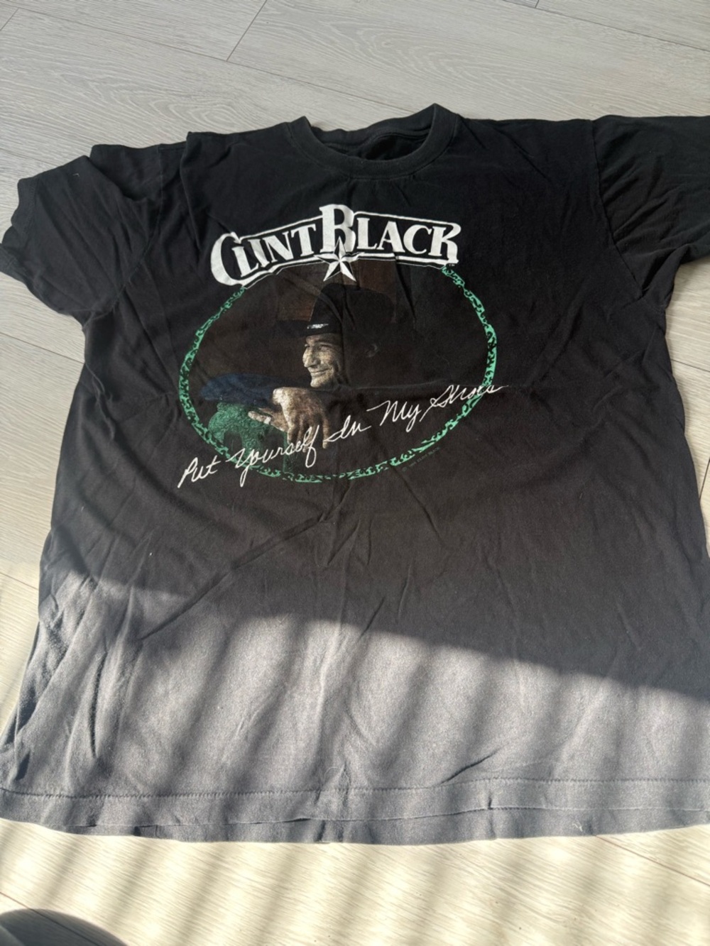 Black Graphic Short Sleeve Tee